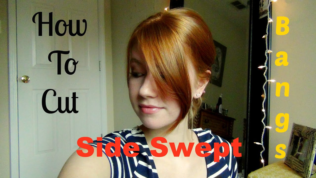How To Cut Bangs On Long Hair
 How To Cut Your Own Side Swept Bangs