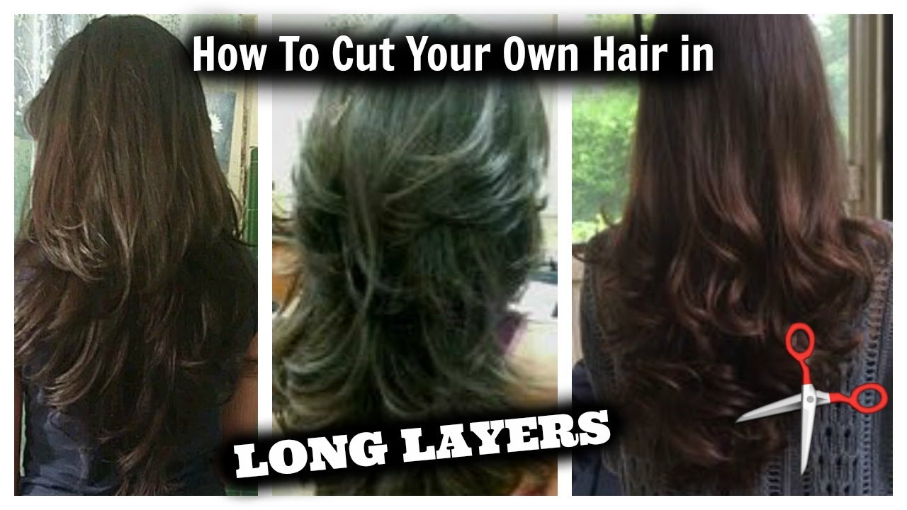 How To Cut Long Hair Yourself
 How I Cut My Hair in Layers at HOME │ Long Layered