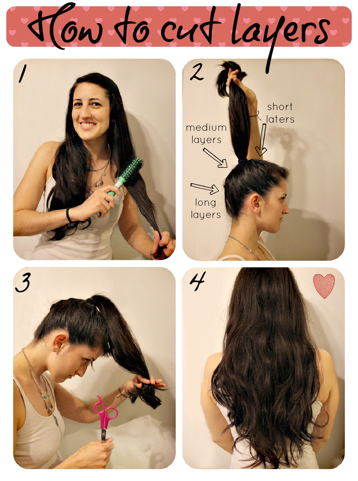 How To Cut Long Hair Yourself
 How To Cut Layers