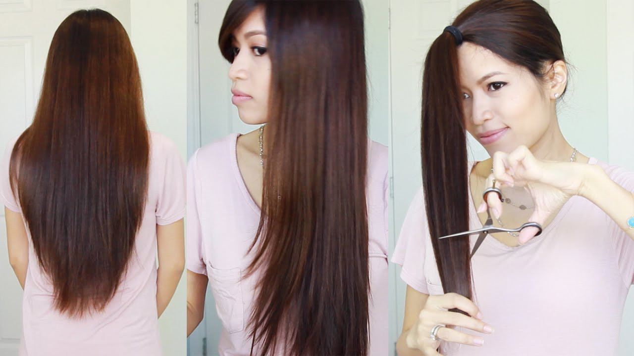 How To Cut Long Layers In Your Hair
 The Best Hair Hack ♥ How to Cut & Layer Your Hair at Home