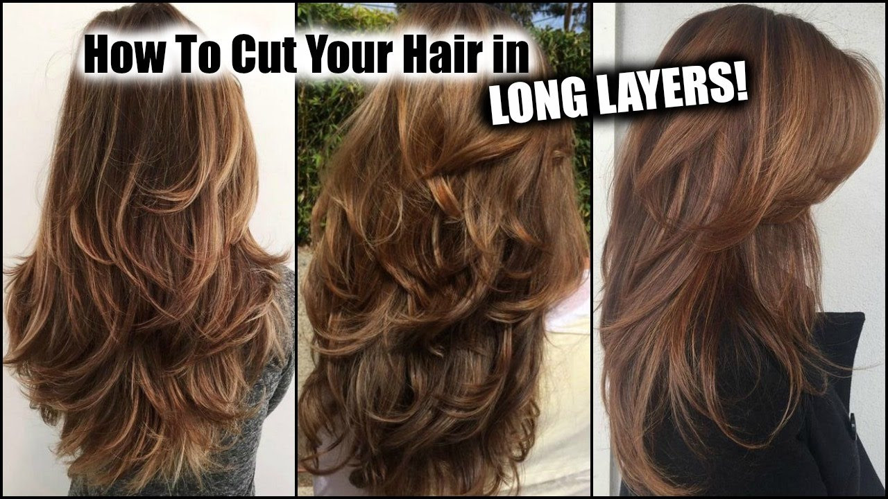 How To Cut Long Layers In Your Hair
 HOW I CUT MY HAIR AT HOME IN LONG LAYERS │ Long Layered