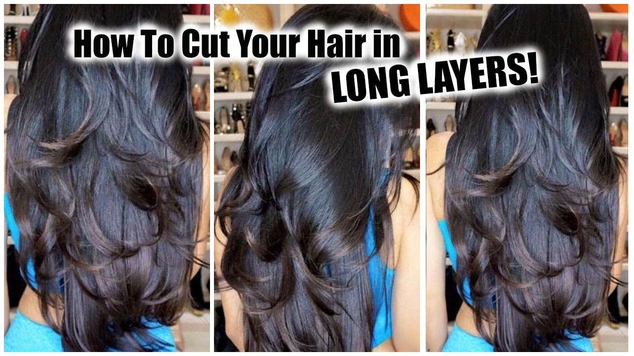 How To Cut Your Own Hair Long
 How To Cut Your Own Hair in Layers at Home │ DIY Layers