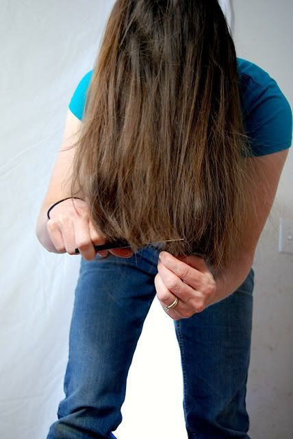 How To Cut Your Own Hair Long
 Pin on DIY Ideas