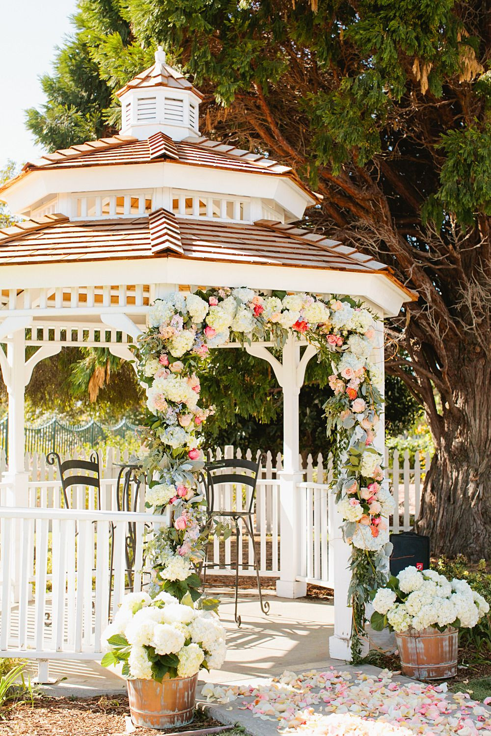 How To Decorate A Gazebo For A Wedding
 Whimsical Woodland Garden Wedding