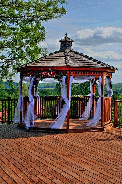 How To Decorate A Gazebo For A Wedding
 37 best Gazebo ideas images on Pinterest