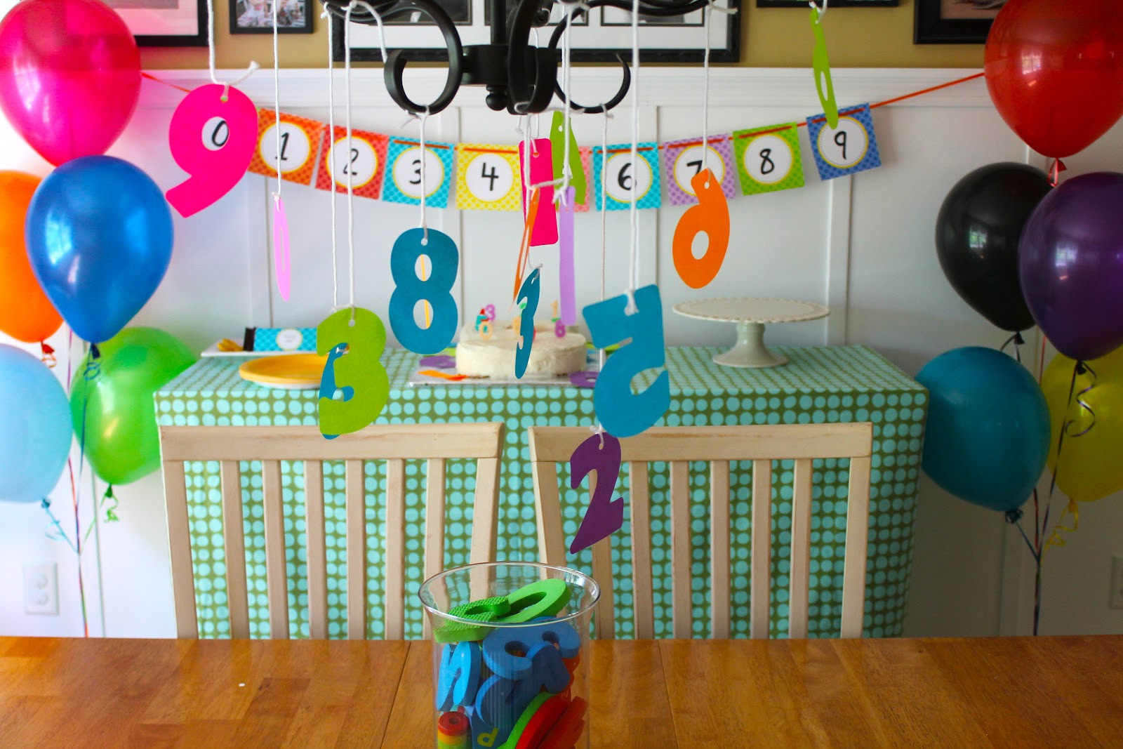How To Decorate For A Birthday Party
 Number Themed Birthday Party wel etothemousehouse