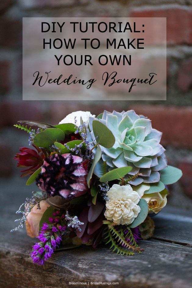 How To Diy Wedding Flowers
 DIY Tutorial How To Make Your Own Bohemian Wedding Bouquet
