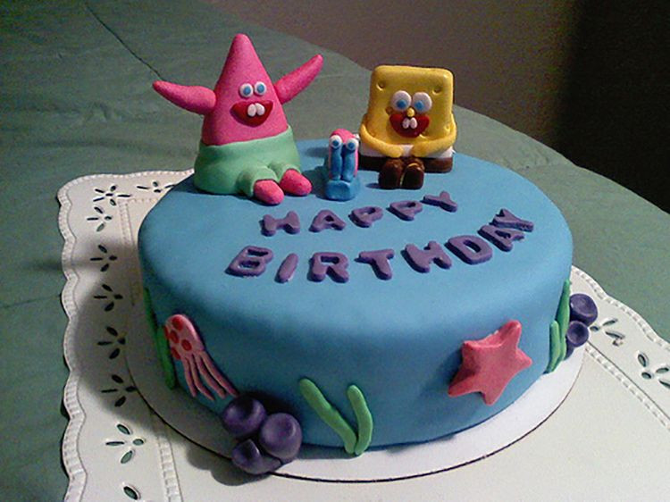 How To Make Birthday Cakes
 Happy Birthday cake Spongebob