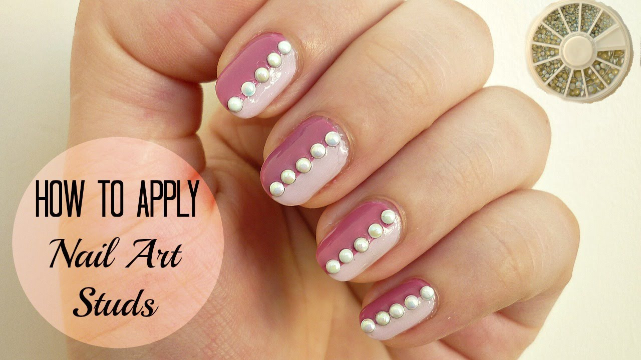 How To Nail Designs
 How To Apply Nail Art Studs DIY 3 easy methods