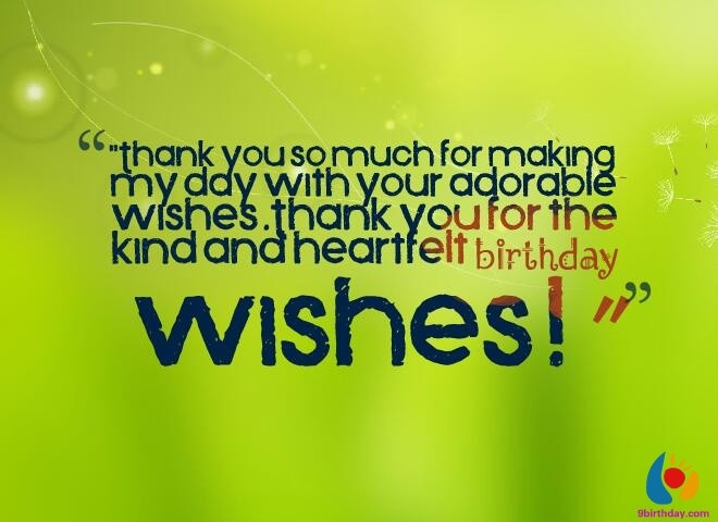How To Say Thanks For Birthday Wishes
 28 Beautiful Birthday Thank You Wishes and Messages with