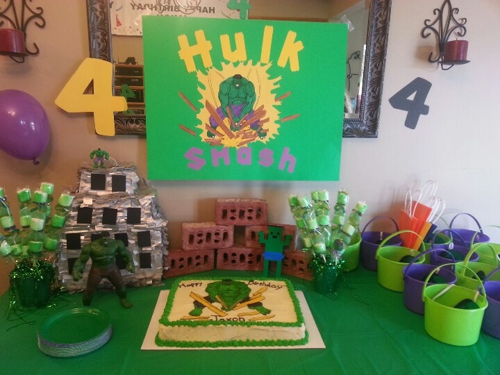 Hulk Birthday Decorations
 1000 images about Hulk bday party on Pinterest
