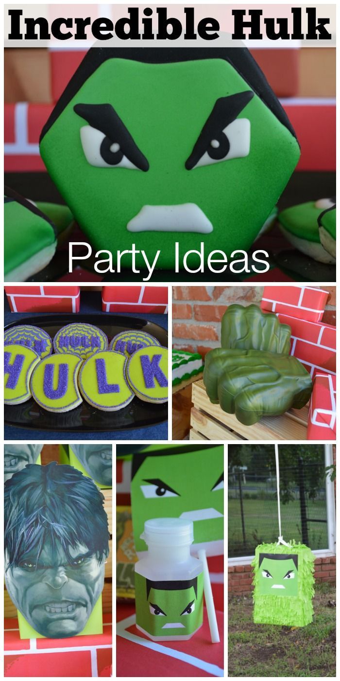 Hulk Birthday Decorations
 Hulk Birthday "Ethan s Hulk Inspired Birthday Party "