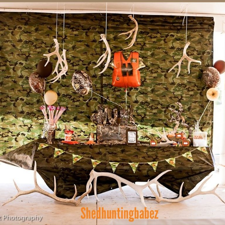 Hunting Birthday Party Supplies
 Hunting themed birthday party camo party