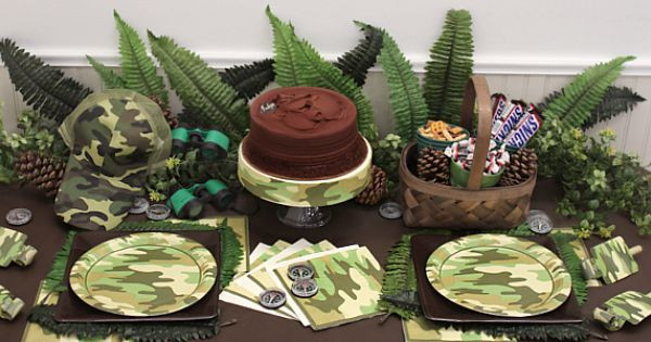 Hunting Birthday Party Supplies
 hunting party ideas