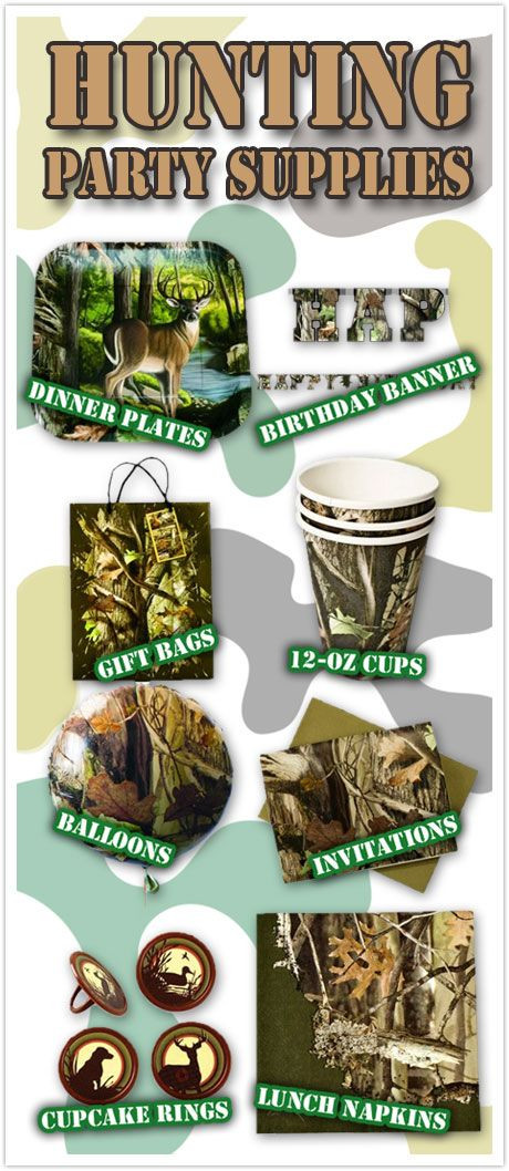 Hunting Birthday Party Supplies
 8 Must Have Hunting Party Supplies for Your Hunting Themed