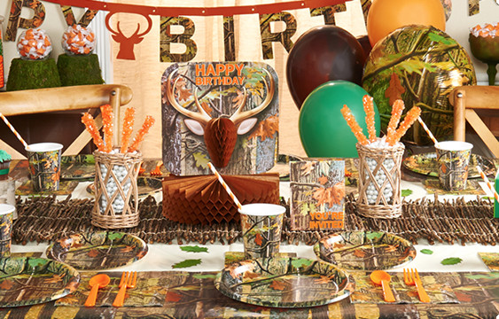 Hunting Birthday Party Supplies
 Hunting Camo Party Supplies