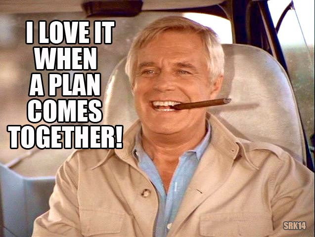 I Love It When A Plan Comes Together Quote
 71 Best images about Men of Fortune on Pinterest