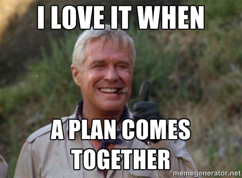 I Love It When A Plan Comes Together Quote
 I Love It When a Plan es To her