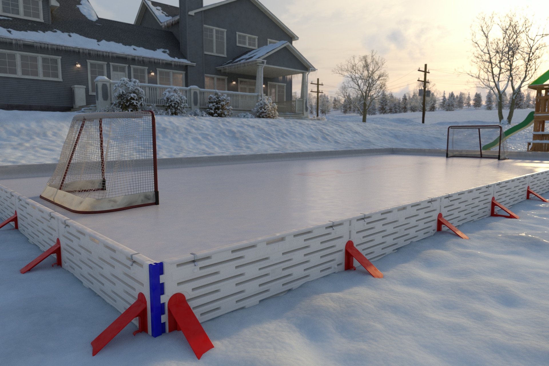Ice Rinks Backyard
 Backyard Ice Hockey Rinks – Best Home Ice Skating Rink
