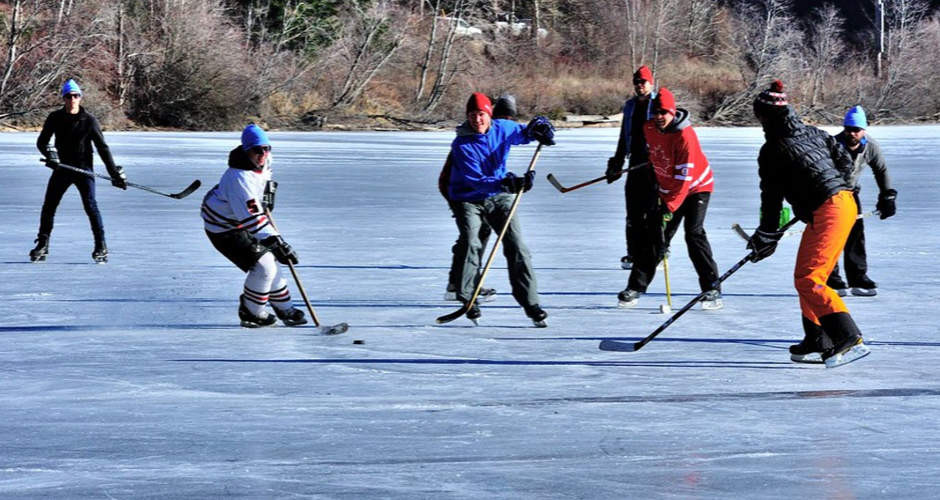 Ice Rinks Backyard
 Skating in Whistler BC Winter Activities