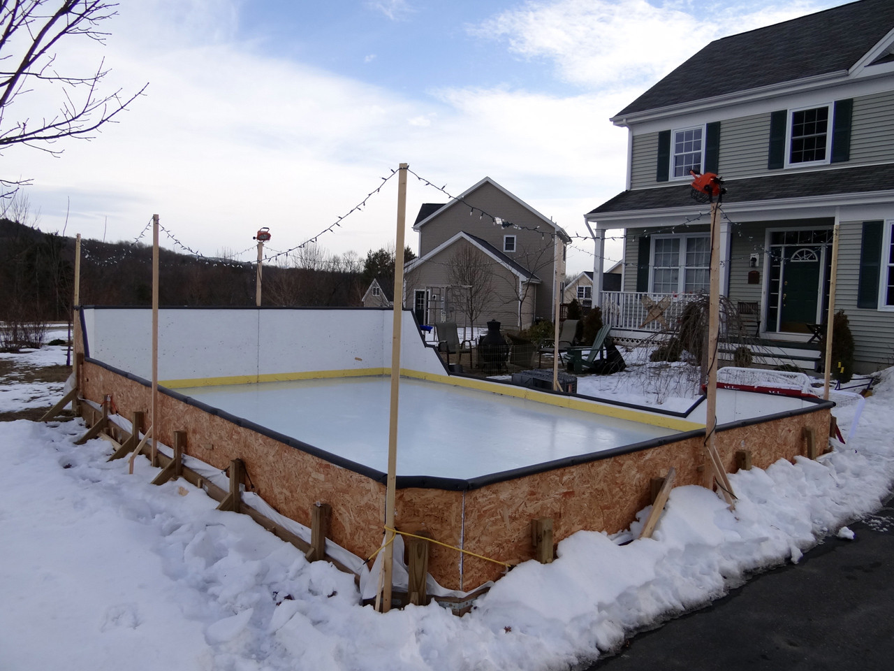 Ice Rinks Backyard
 Backyard ice rink blog