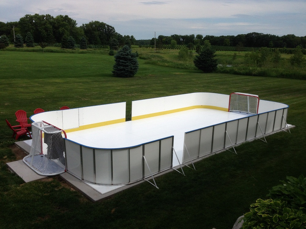 Ice Rinks Backyard
 Backyard ice rink size