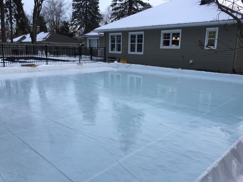 Ice Rinks Backyard
 When you build a big backyard rink it can be hard keeping