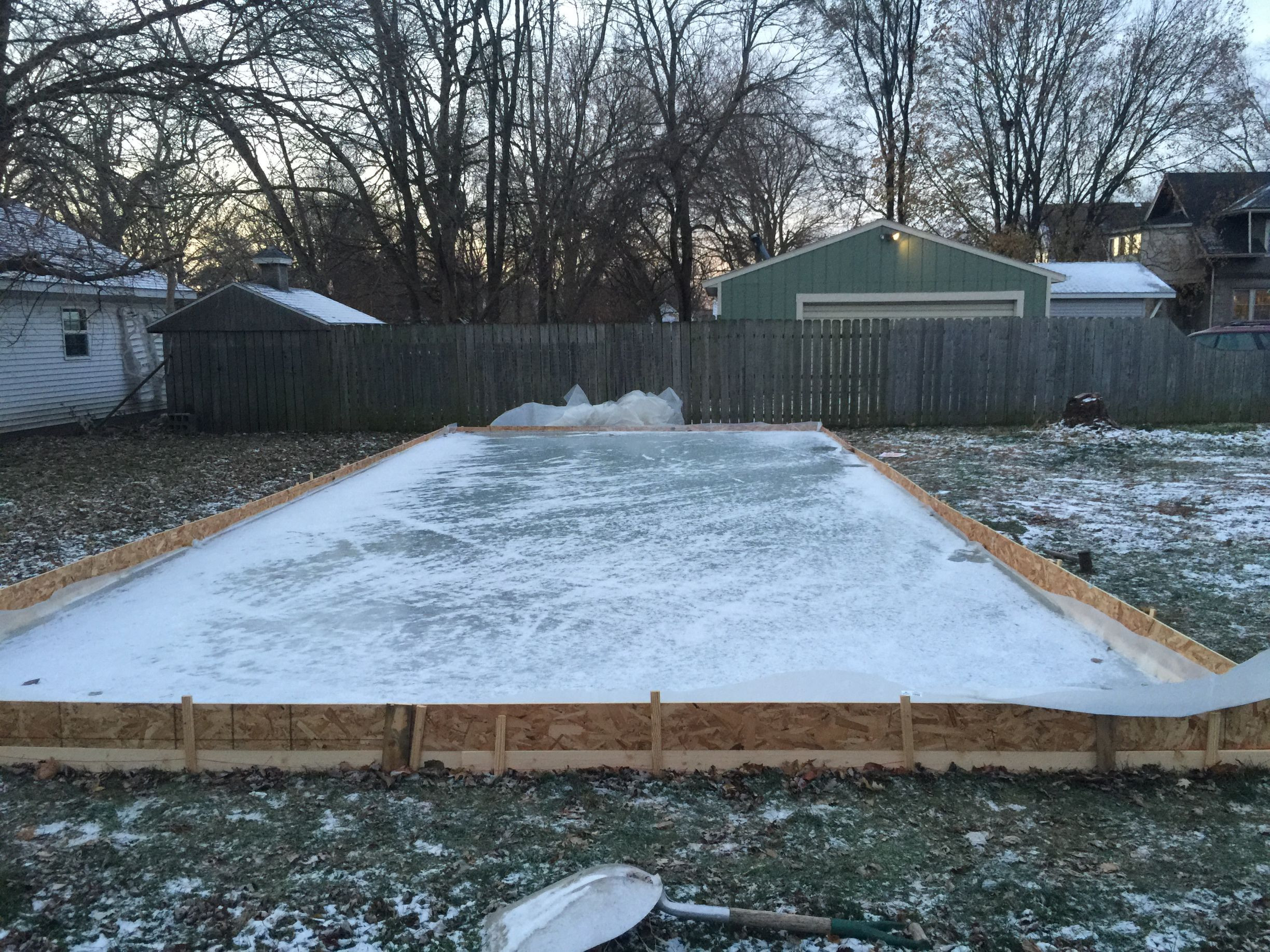 Ice Rinks Backyard
 DIY Backyard Ice Rink