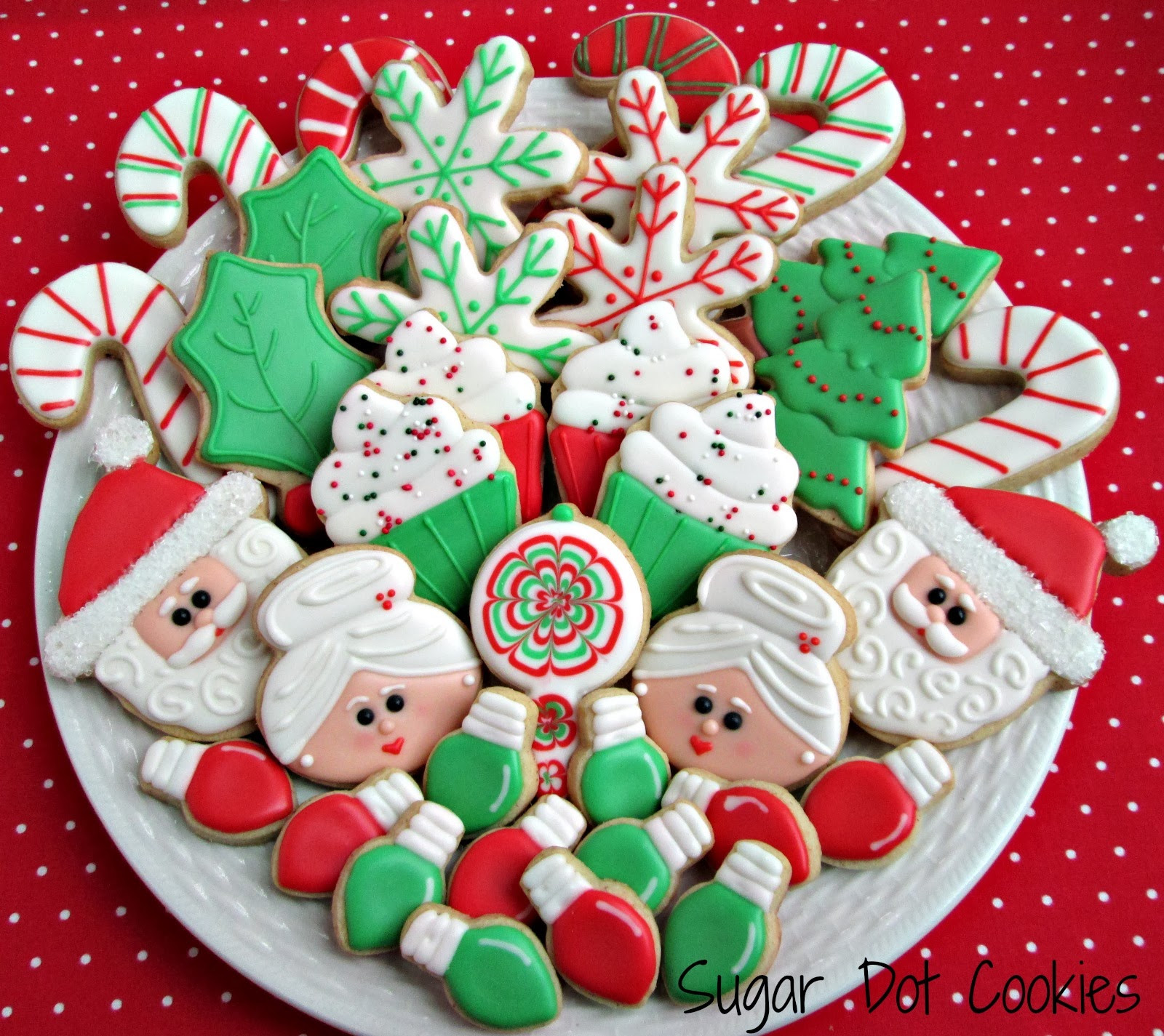 Iced Christmas Cookies
 And onto personalized snowmen and some mini snowflakes