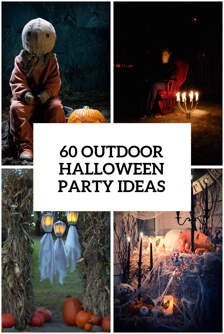 Ideas Decorating Backyard Halloween Party
 60 Awesome Outdoor Halloween Party Ideas DigsDigs