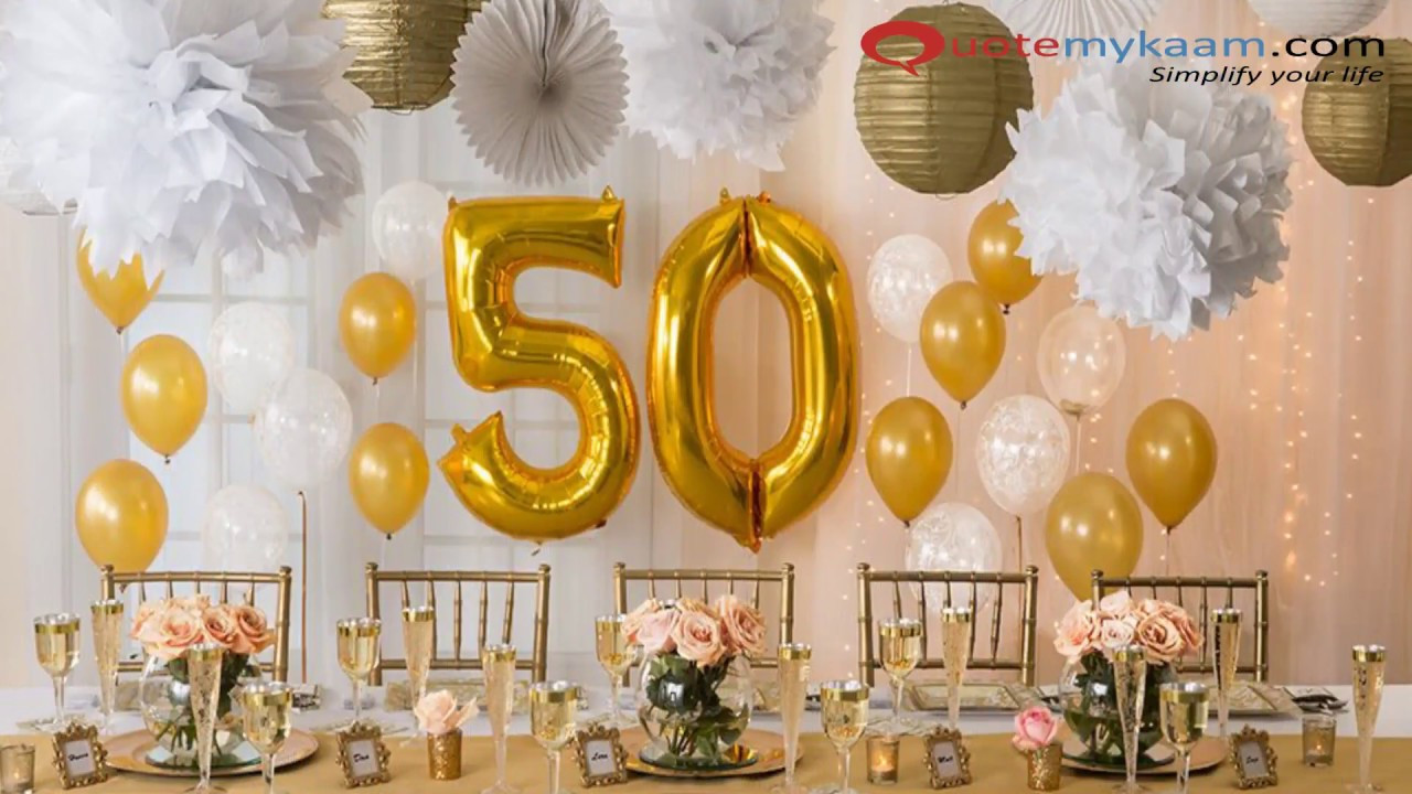 Ideas For A 50th Birthday Party
 50th Birthday Celebration Ideas for a Memorable Bash
