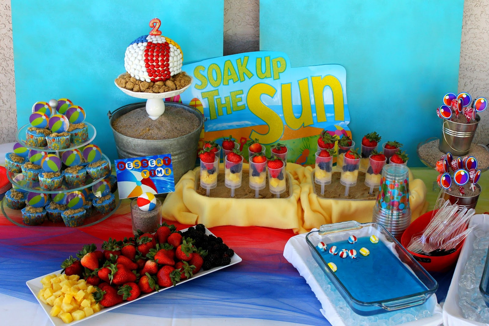 Ideas For A Beach Themed Party
 Honey Crust Hank s Beach Ball Birthday Bash
