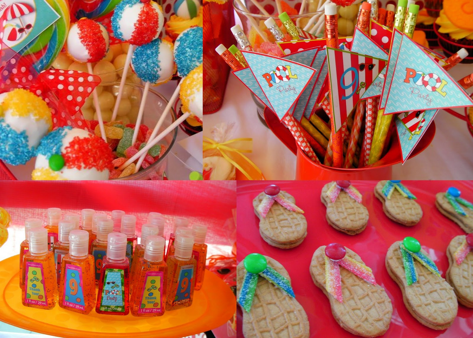 Ideas For A Beach Themed Party
 MKR Creations Beach Party Theme Favors