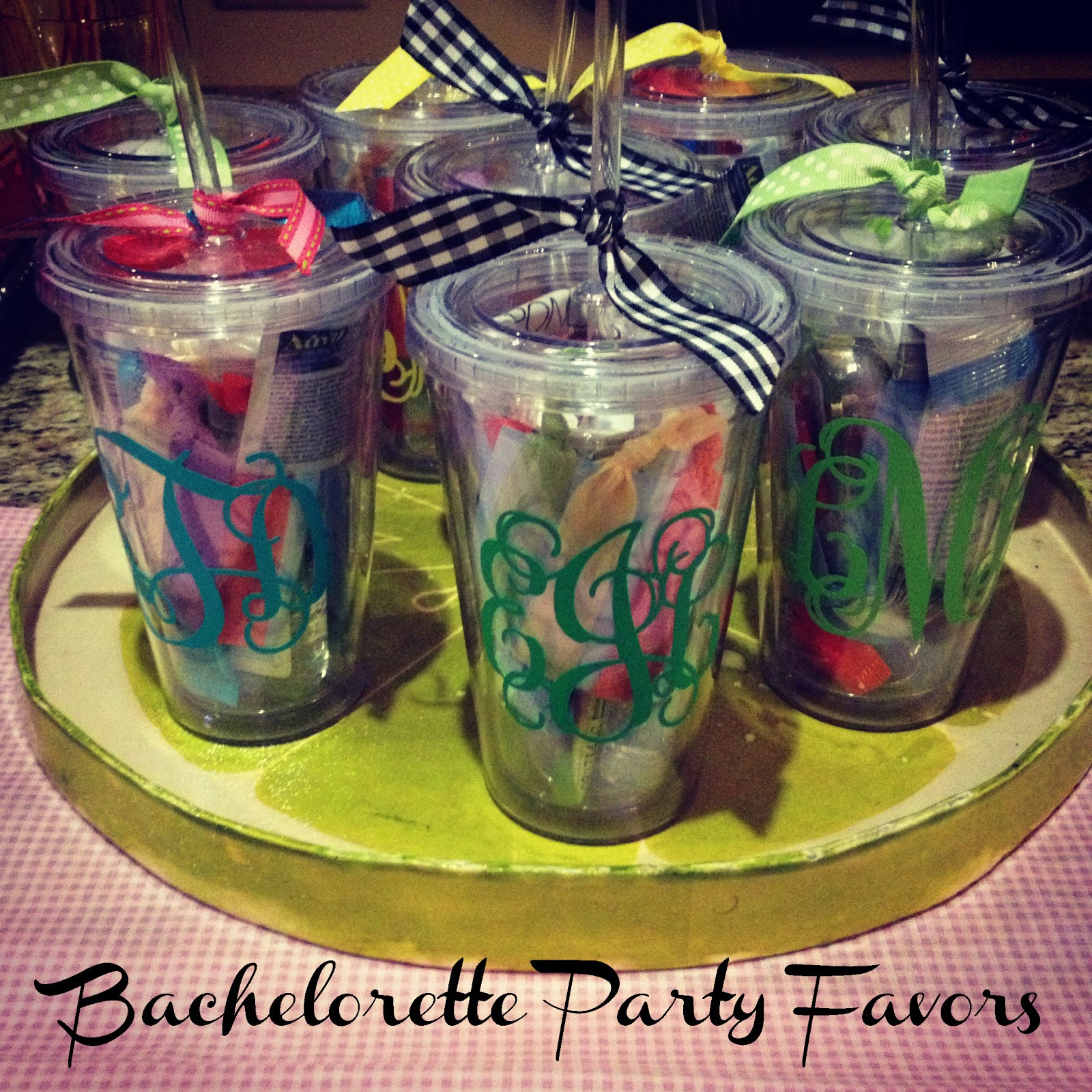 Ideas For Bachelorette Party Gifts
 Just Lovely My Bachelorette Party Favors Survival Kits