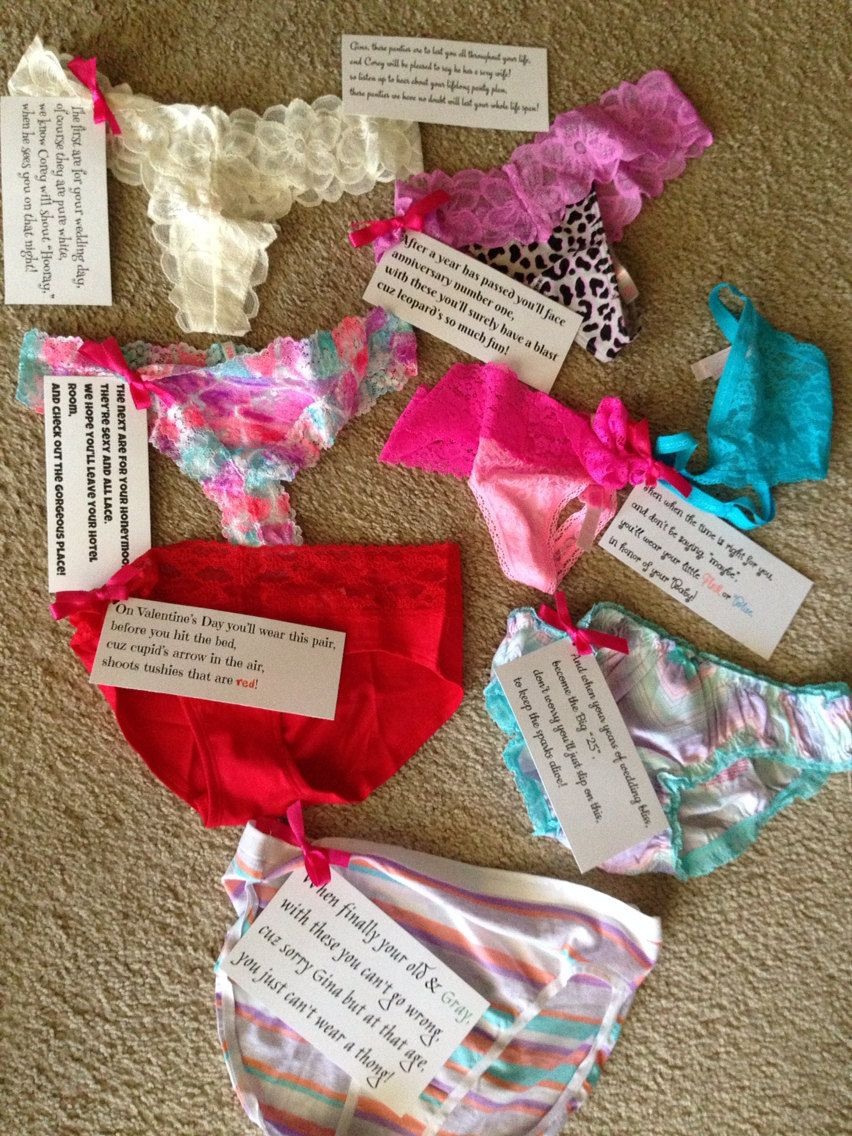 Ideas For Bachelorette Party Gifts
 Bachelorette Gift Panty Poem by DesirableEventsByDes on