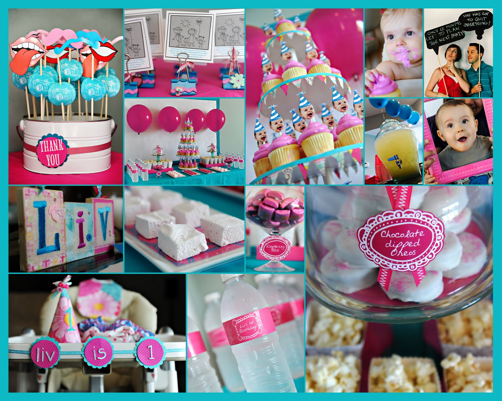 Ideas For Birthday Party
 Elle Belle Creative e Year Old in a Flash A First