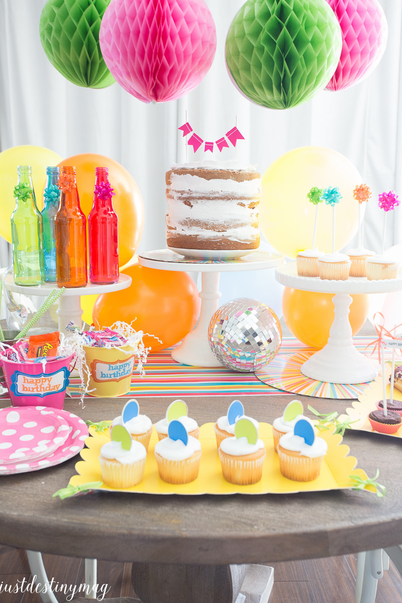 Ideas For Birthday Party
 Celebrate Colorful Summer Birthday Party Ideas