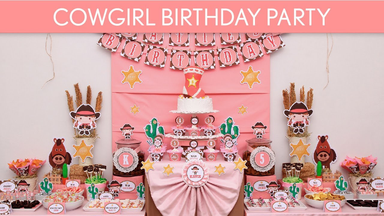Ideas For Birthday Party
 Cowgirl Birthday Party Ideas Cowgirl B12