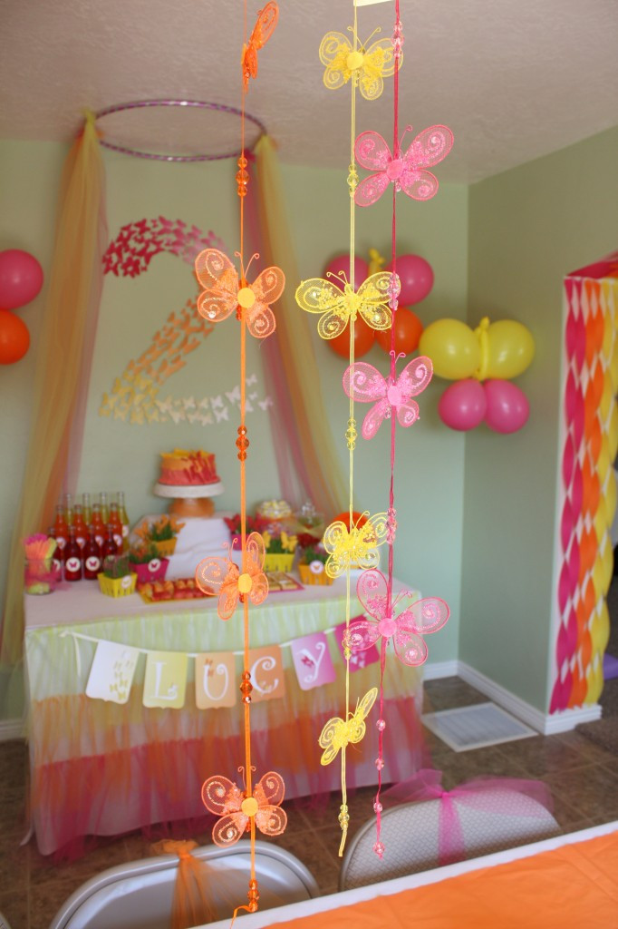 Ideas For Birthday Party
 Butterfly Themed Birthday Party Decorations