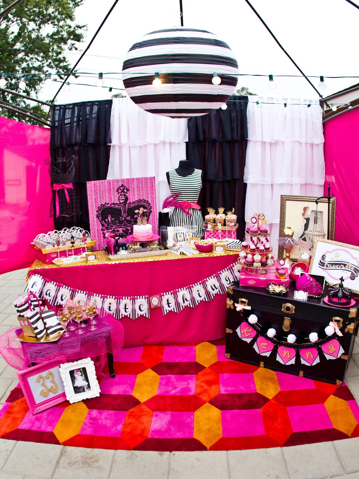 Ideas For Birthday Party
 Miss Party Mom Kenna s "Favorite Things" 33rd Birthday Party