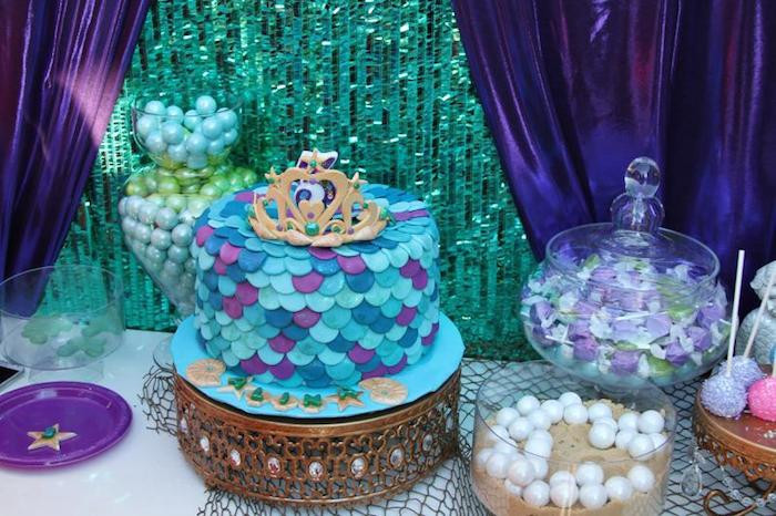 Ideas For Little Mermaid Birthday Party
 Kara s Party Ideas Little Mermaid themed birthday party