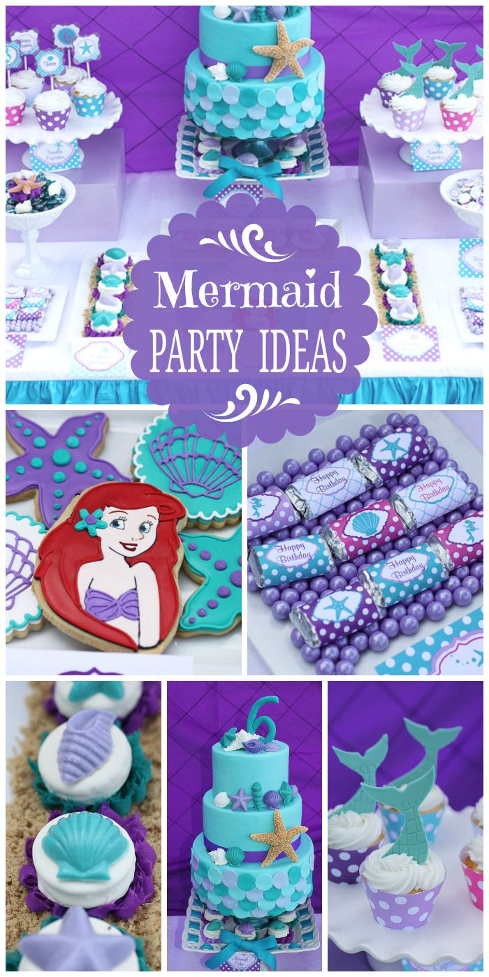 Ideas For Little Mermaid Birthday Party
 Little Mermaid Birthday "Tessa s Ariel Inspired Little