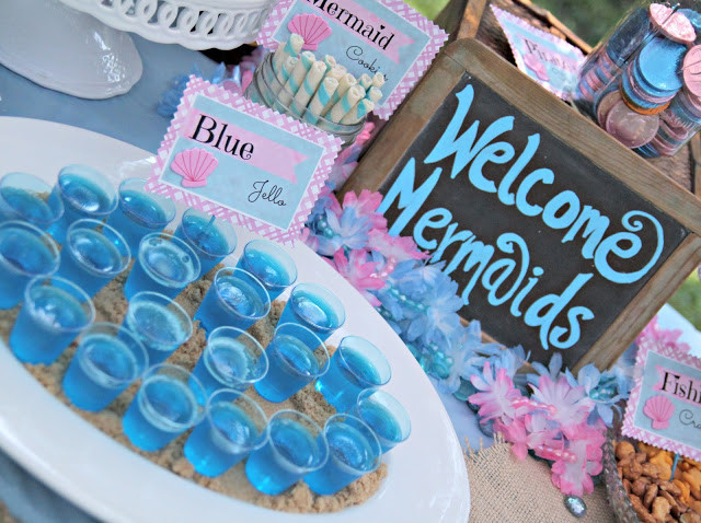 Ideas For Little Mermaid Party
 Mermaid Under the Sea 4th Birthday Party with Free