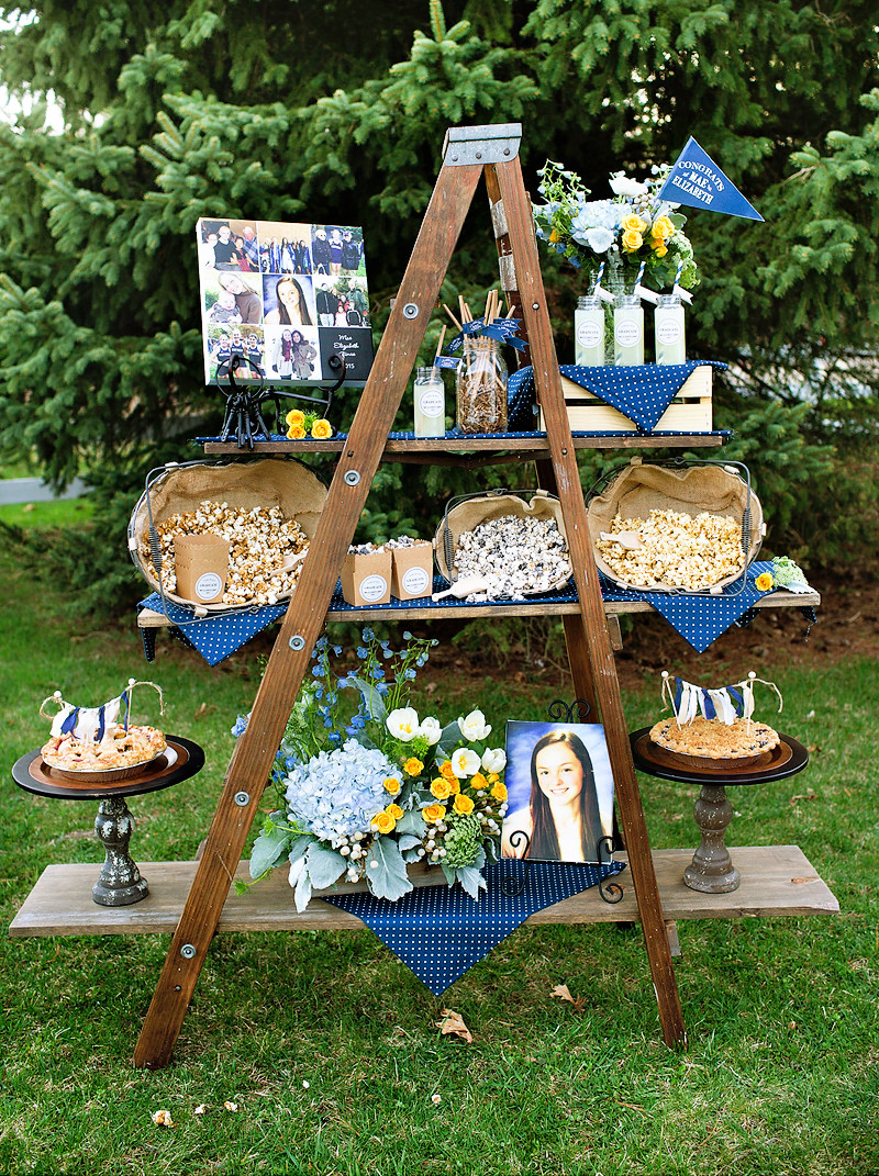 Ideas For Outside Graduation Party
 Lovely & Rustic "Keys to Success" Graduation Party
