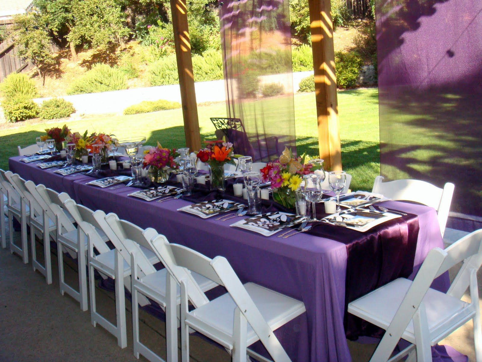 Ideas For Outside Graduation Party
 tablescapes for outdoor graduation party