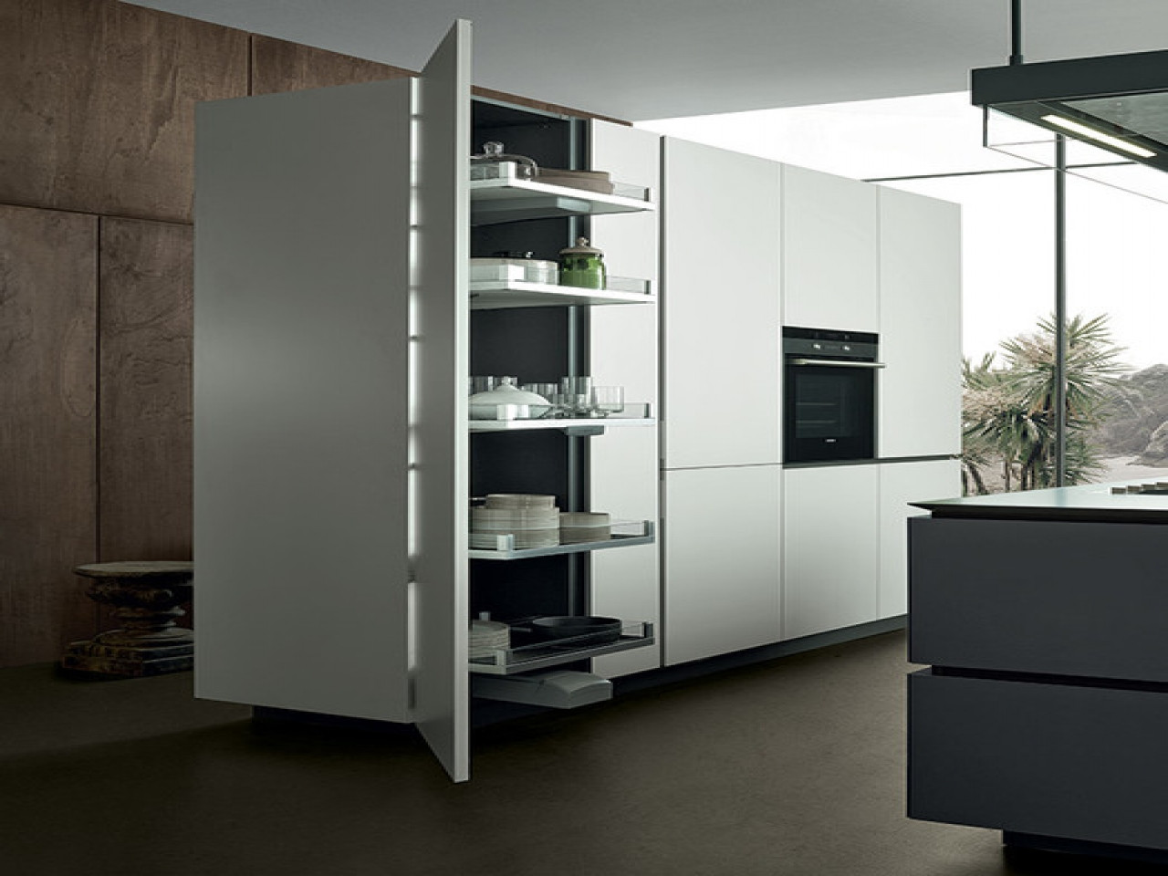 Ikea Tall Kitchen Cabinet
 Coastal kitchen with cherry cabinets ikea tall kitchen