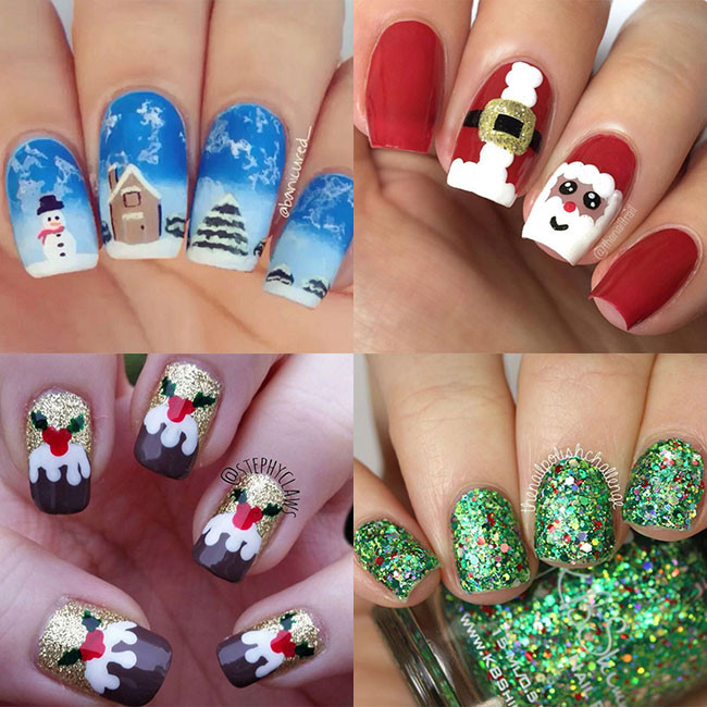 Images Of Christmas Nail Art
 The best Christmas nail art ideas 1