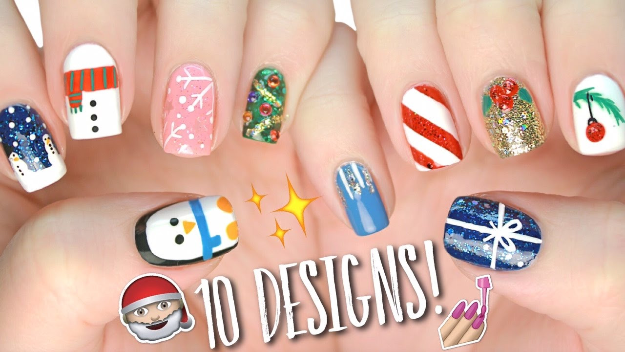 Images Of Christmas Nail Art
 10 Easy Nail Art Designs for Christmas The Ultimate Guide