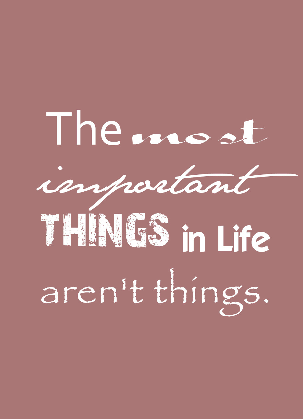 Important Things In Life Quotes
 genusskochen Food und Lifestyle Blog