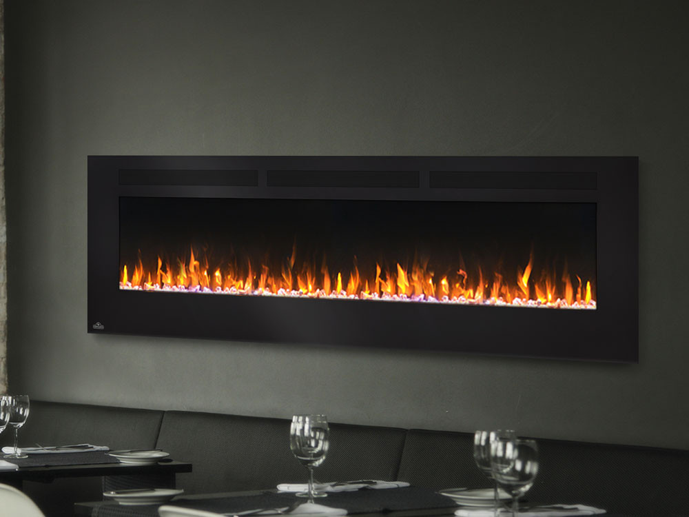 In Wall Electric Fireplace
 Napoleon 72" Allure Wall Mount Electric Fireplace